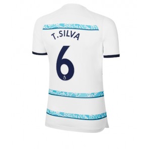 Chelsea Thiago Silva #6 Bortedrakt Kvinner 2022-23 Kortermet